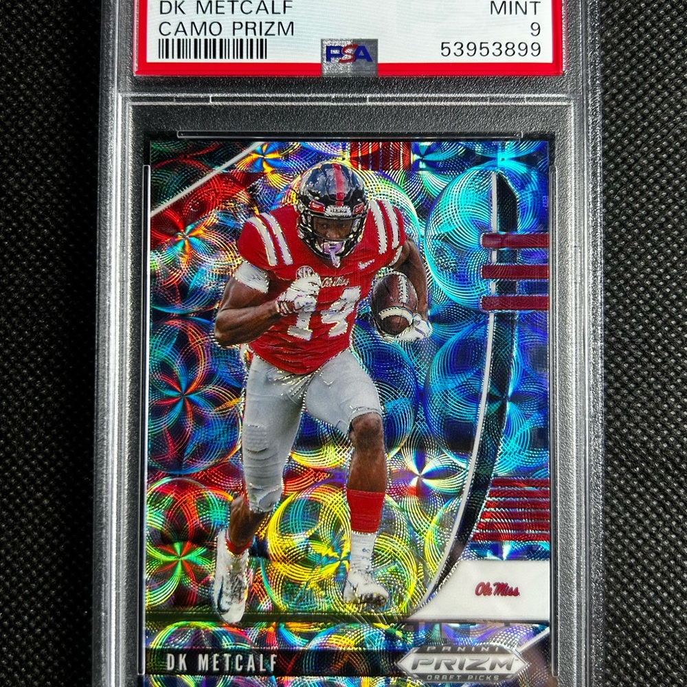 2020 Prizm DP DK METCALF #41 CAMO /25 SSP Seahawks PSA 9 Mint